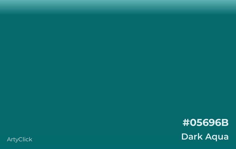 Dark Aqua #05696B