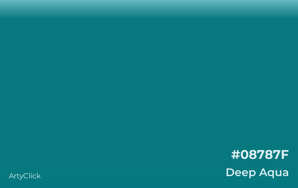 Deep Aqua #08787F