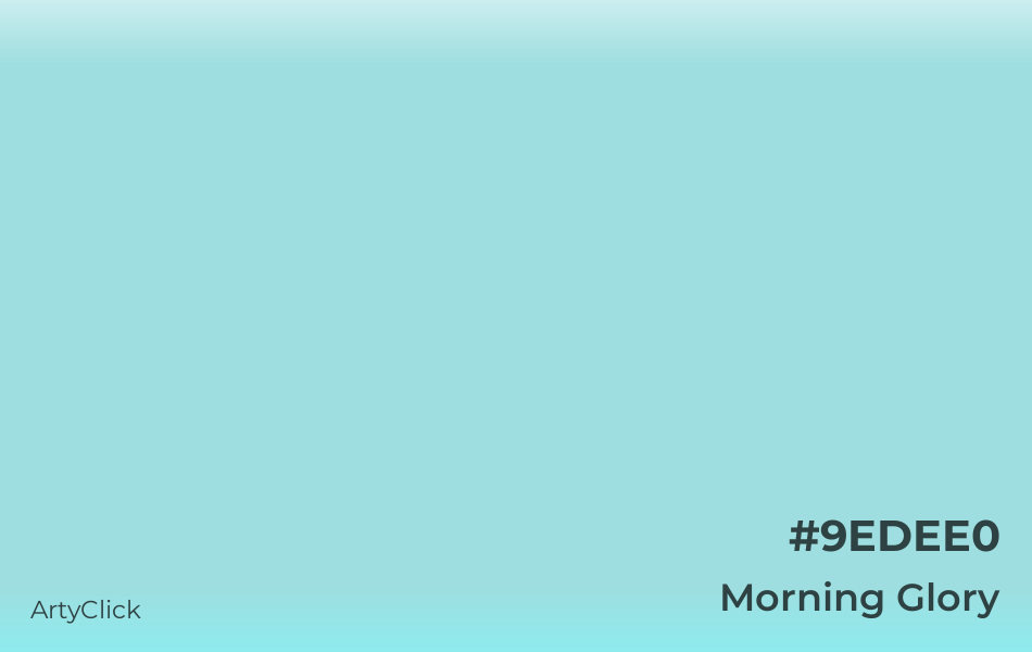 Morning Glory #9EDEE0